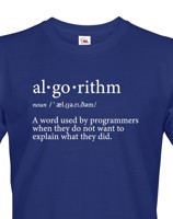 Pánské tričko Algorithm - vtipný dárek pro programátory