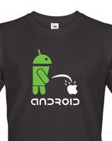 Pánské tričko  Android vs Apple - ideální triko pro Geeky