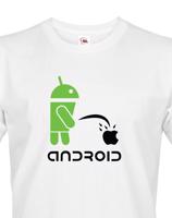Pánské tričko  Android vs Apple - ideální triko pro Geeky