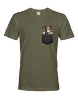 Pánské tričko Anglický chrt - kvalitní tisk a rychlé dodání