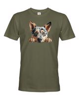 Pánské tričko Australský honácký pes- tričko pro milovníky psů