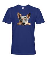 Pánské tričko Australský honácký pes- tričko pro milovníky psů