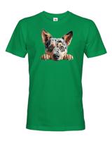 Pánské tričko Australský honácký pes- tričko pro milovníky psů