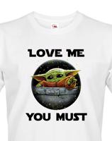 Pánské tričko Baby Yoda ze série Mandalorian