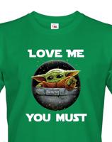 Pánské tričko Baby Yoda ze série Mandalorian