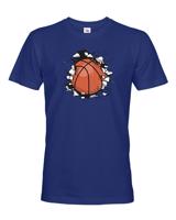 Pánské tričko basketbalový míč - tričko pro milovníky basketbalu