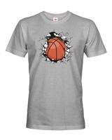Pánské tričko basketbalový míč - tričko pro milovníky basketbalu