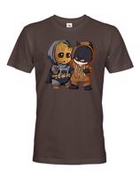Pánské tričko Batman a Groot - ideální dárek
