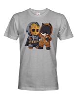 Pánské tričko Batman a Groot - ideální dárek