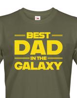 Pánské tričko Best Dad In The Galaxy -  originální dárek