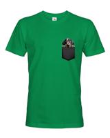 Pánské tričko Bluetick Coonhound v kapsičce - kvalitní tisk a rychlé dodání