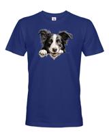 Pánské tričko Border kolie - tričko pro milovníky psů