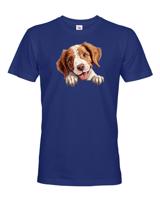 Pánské tričko Bretaňský ohař - tričko pro milovníky psů