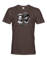 Pánské tričko Bud Spencer a Terence Hill - Old school heroes
