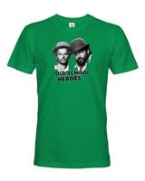 Pánské tričko Bud Spencer a Terence Hill - Old school heroes