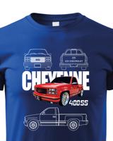 Pánské tričko Chevrolet Cheyenne 400 SS- kvalitní tisk a rychlé dodání