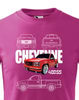Pánské tričko Chevrolet Cheyenne 400 SS- kvalitní tisk a rychlé dodání