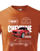 Pánské tričko Chevrolet Cheyenne 400 SS- kvalitní tisk a rychlé dodání