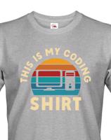 Pánské tričko - Coding shirt