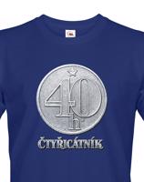 Pánské  tričko čtyřicátník - ideální dárek k 40. narozeninám