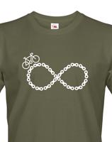 Pánské tričko Cyklistické nekonečno - ideální tričko pro cyklisty