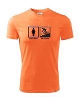 Pánské tričko Cyklo žena - ukažte všem jakou cyklistku máte doma