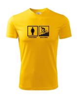 Pánské tričko Cyklo žena - ukažte všem jakou cyklistku máte doma