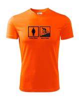 Pánské tričko Cyklo žena - ukažte všem jakou cyklistku máte doma