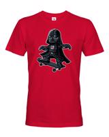 Pánské tričko Darth Vader Skateboard  - tričko pro milovníky humoru a filmů