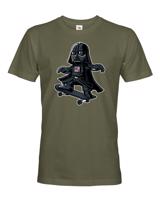 Pánské tričko Darth Vader Skateboard  - tričko pro milovníky humoru a filmů