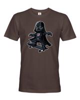 Pánské tričko Darth Vader Skateboard  - tričko pro milovníky humoru a filmů