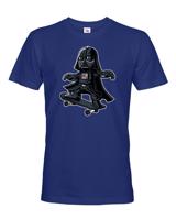 Pánské tričko Darth Vader Skateboard  - tričko pro milovníky humoru a filmů