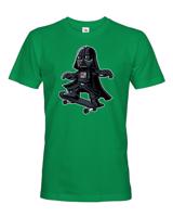 Pánské tričko Darth Vader Skateboard  - tričko pro milovníky humoru a filmů