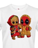 Pánské tričko Deadpool a Groot - super dárek