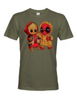 Pánské tričko Deadpool a Groot - super dárek