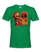 Pánské tričko Deadpool a Groot - super dárek
