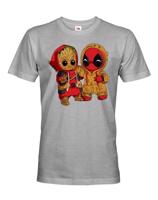 Pánské tričko Deadpool a Groot - super dárek