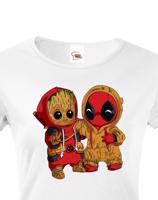Pánské tričko Deadpool a Groot - super dárek