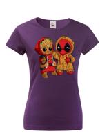Pánské tričko Deadpool a Groot - super dárek