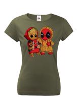 Pánské tričko Deadpool a Groot - super dárek