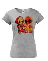 Pánské tričko Deadpool a Groot - super dárek