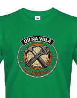 Pánské tričko Dílna volá - Vtipné tričko pro kutily