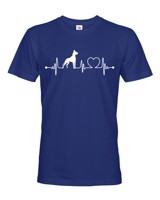 Pánské tričko Dobrman - dárek pro milovníky zvířat na narozeniny