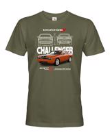 Pánské tričko Dodge Challenger SRT Hellcat - kvalitní tisk a rychlé dodání