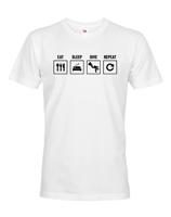 Pánské tričko Eat-sleep-dive-repeat - ideální dárek