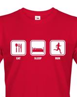 Pánské tričko EAT SLEEP RUN - ideální dárek pro běžce