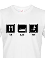 Pánské tričko EAT SLEEP RUN - ideální dárek pro běžce