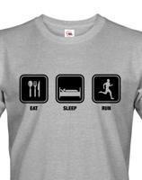 Pánské tričko EAT SLEEP RUN - ideální dárek pro běžce