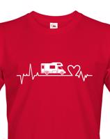 Pánské tričko Ekg Obytný vůz - kvalitní tisk a rychlé dodání