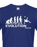 Pánské tričko evoluce fotbalu - ideální dárek pro fotbalistu